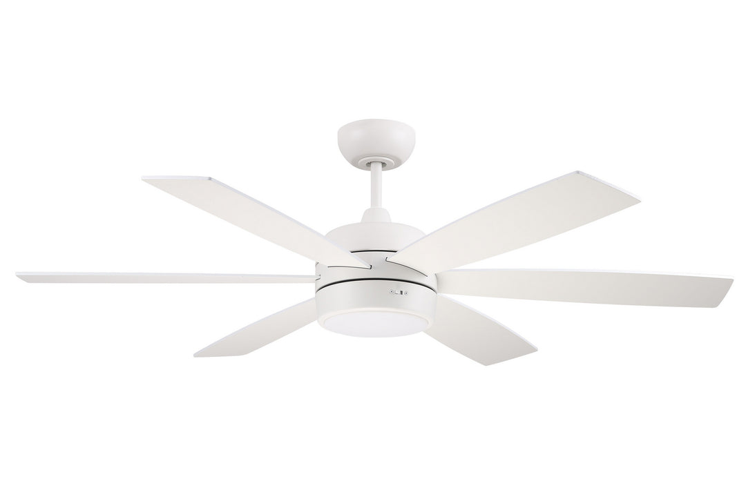 Craftmade Trevor 52" Smart Indoor/Outdoor Ceiling Fan with 18W LED and Remote