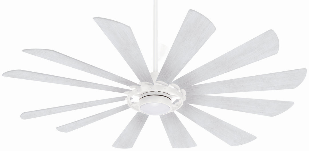 Minka Aire Windmolen 65" Smart Outdoor DC Ceiling Fan with 40W LED and Remote