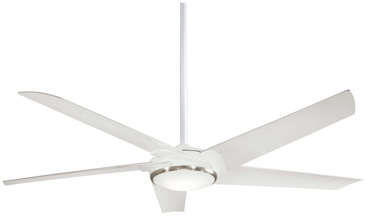 Minka Aire Raptor 60" DC Ceiling Fan with 16W LED Dimmable Light and Handheld Remote Control