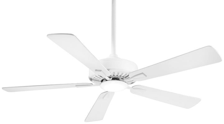 Minka Aire Contractor 52" Ceiling Fan with 16W Dimmable LED Light and Remote Control