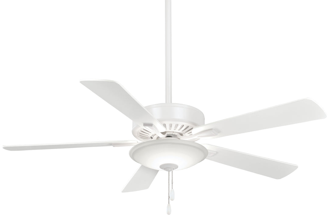 Minka Aire Contractor 52" Ceiling Fan With 26W Dimmable LED Light and Remote Control