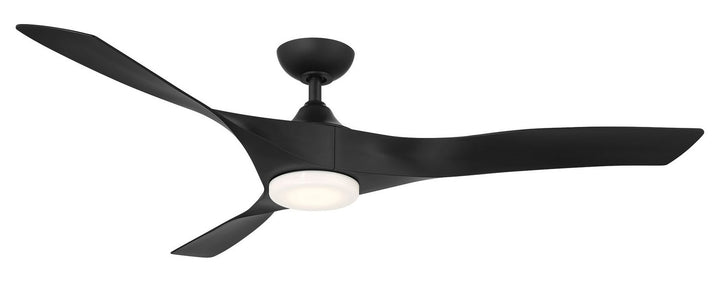 Wind River Willow 60" Smart Indoor/Outdoor DC 17W LED Ceiling Fan with Remote