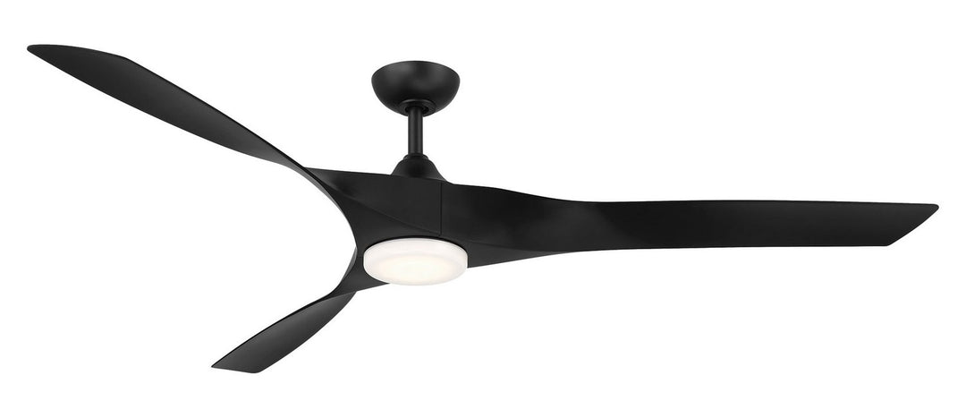 Wind River Willow XL 70" Smart Indoor/Outdoor DC 18W LED Ceiling Fan with Remote