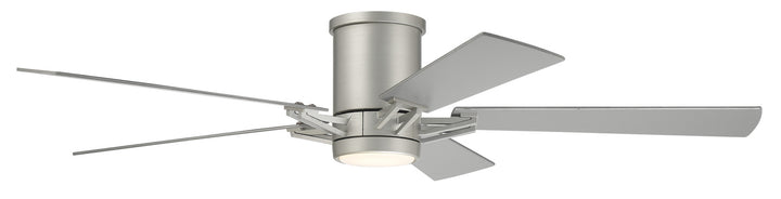 Craftmade Wyatt 52" Smart Indoor/Outdoor Flushmount DC Ceiling Fan with 18W LED and Remote