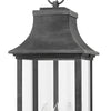 Adair LED Hanging Lantern in Aged Zinc