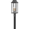 Adair LED Outdoor Lantern in Aged Zinc