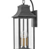 Adair LED Outdoor Wall Mount in Aged Zinc