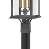 Adair LED Post Top/ Pier Mount in Aged Zinc
