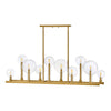 Alchemy LED Linear Chandelier in Lacquered Brass