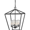 Alford Place LED Outdoor Lantern in Museum Black