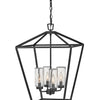 Alford Place LED Outdoor Lantern in Museum Black