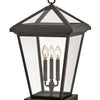 Alford Place LED Pier Mount Lantern in Oil Rubbed Bronze