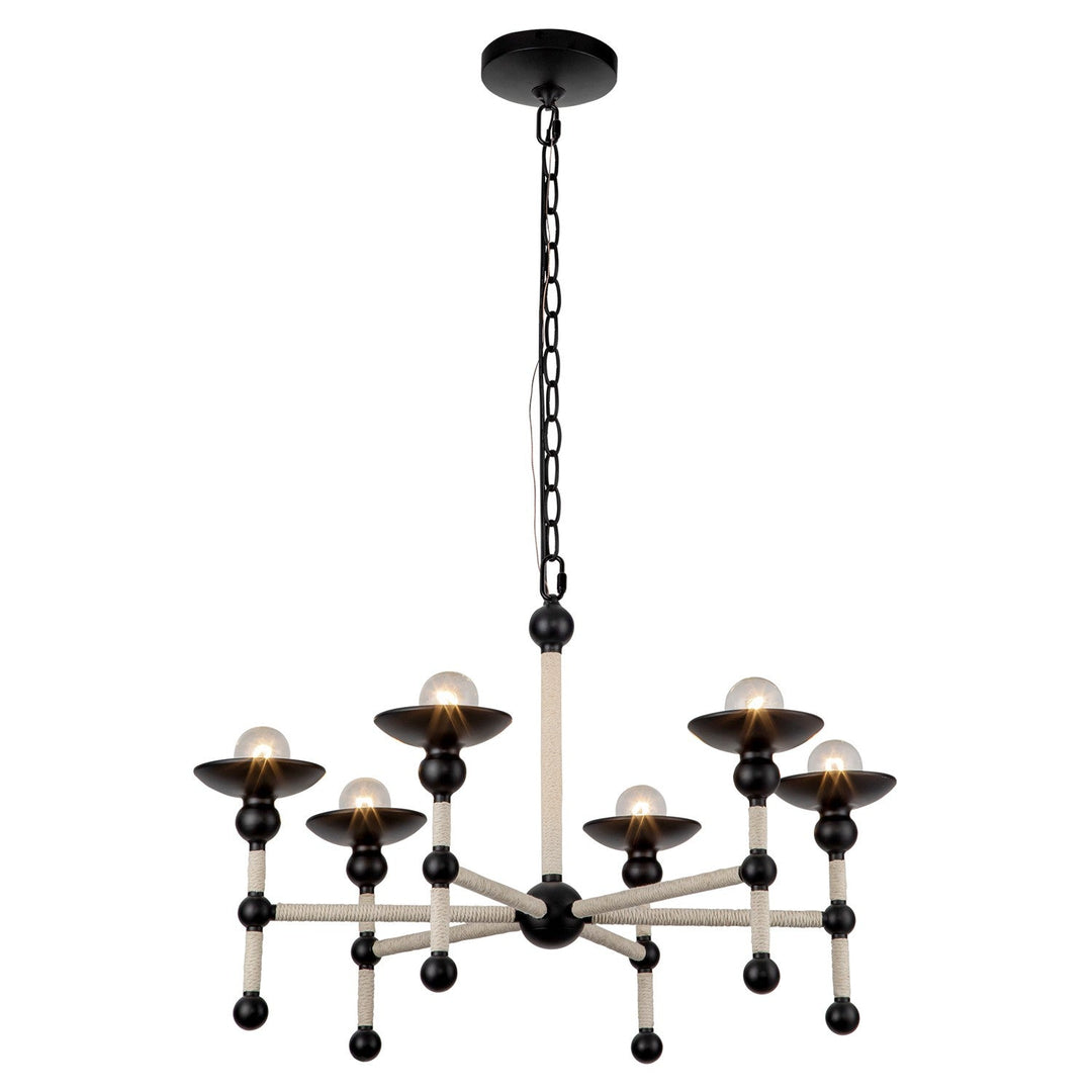 Alora Six Light Chandelier