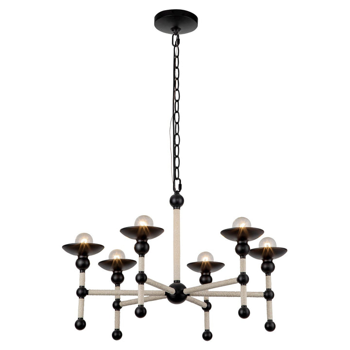 Alora Six Light Chandelier