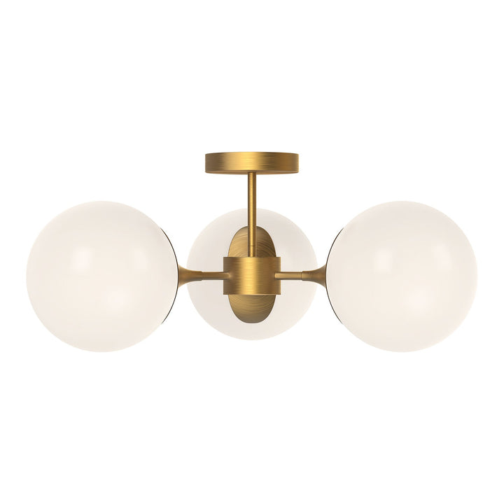 Alora Three Light Semi-Flush Mount