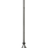 Amelia LED Pendant in Aged Zinc