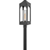 Amina LED Post Top or Pier Mount in Distressed Zinc