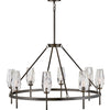 Ana LED Chandelier in Black Oxide