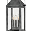 Anchorage LED Outdoor Lantern in Aged Zinc