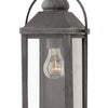 Anchorage LED Wall Mount in Aged Zinc