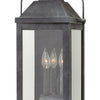 Anchorage LED Wall Mount in Aged Zinc