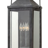 Anchorage LED Wall Mount in Aged Zinc