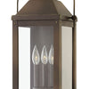 Anchorage LED Wall Mount in Light Oiled Bronze