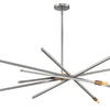Archer LED Chandelier in Brushed Nickel