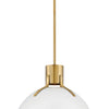 Argo LED Pendant in Polished White