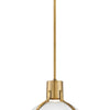 Argo LED Pendant in Polished White
