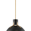 Argo LED Pendant in Satin Black