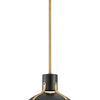 Argo LED Pendant in Satin Black