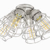Armed LED Fan Light Kit in Brushed Polished Nickel