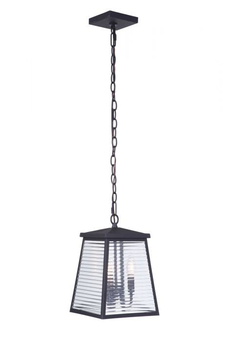 Armstrong Three Light Outdoor Pendant in Midnight