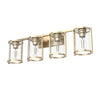 Astwood Four Light Vanity in Alturas Gold