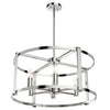 Astwood Six Light Chandelier in Polished Nickel