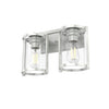 Astwood Two Light Vanity in Brushed Nickel