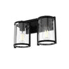 Astwood Two Light Vanity in Matte Black