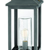 Atwater LED Pier Mount in Ash Bronze