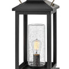 Atwater LED Pier Mount in Black
