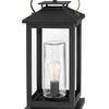 Atwater LED Pier Mount in Black