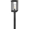 Atwater LED Post Top or Pier Mount Lantern in Black