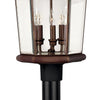 Augusta LED Post Top/ Pier Mount in Copper Bronze