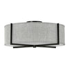 Axis Heathered Gray LED Foyer Pendant in Black