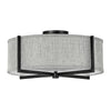 Axis Heathered Gray LED Foyer Pendant in Black