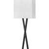 Axis Off White LED Wall Sconce in Black
