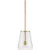 Beck LED Pendant in Lacquered Brass