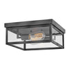 Beckham LED Flush Mount in Aged Zinc