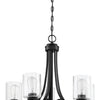 Bolden Five Light Chandelier in Flat Black