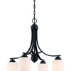 Bolden Four Light Chandelier in Flat Black